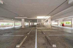 Empty parking lot or garage photo