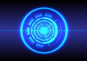 Abstract hi-tech background. Futuristic interface. Virtual reality technology screen vector