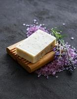 Organic soap and lavender