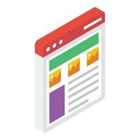 Web Layout Concepts vector