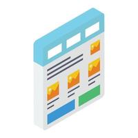 Web Layout Concepts vector