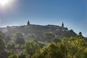 landscape of the town of Collescipoli photo