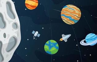 Outer Space Background vector