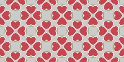 Pattern heart background Vector illustration