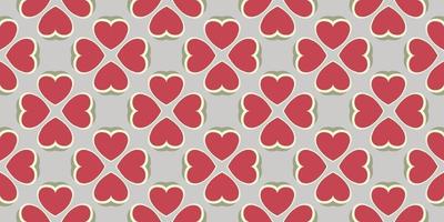 Pattern heart background Vector illustration