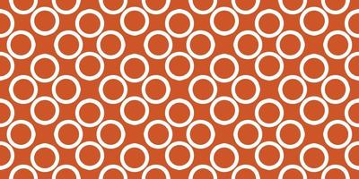 Circle pattern orange background Vector illustration