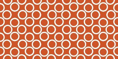 Circle pattern orange background Vector illustration