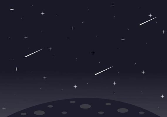 Space Background Illustration For Explore In Outer Space