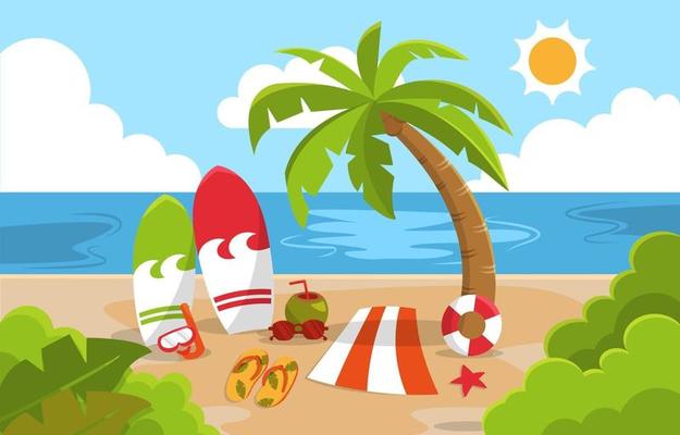 Summer Vector Art, Icons, and Graphics for Free Download