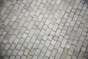 Paving stones on the ground photo