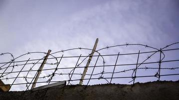 Barbed wire immigration photo