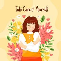 Self Care Poster vector