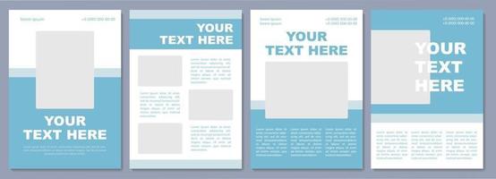 Product advertisement brochure template. Flyer, booklet, leaflet print, cover design with copy space. Your text here. Vector layouts for magazines, annual reports, advertising posters