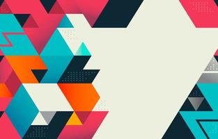Colourful Abstract Geometric Background vector