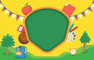 Back to School Background vector