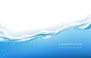 Blue water background Royalty Free Vector Image