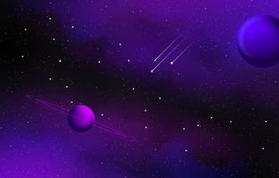 Scenery Space Background vector