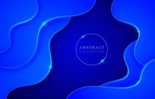 Blue Wavy Background vector