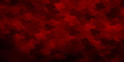Dark Orange vector pattern in square style.
