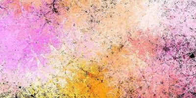 Dark pink, yellow vector backdrop with dots.