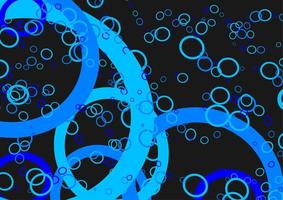 Blue Retro Circle Mania Background vector