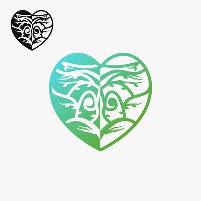 Heart line art design