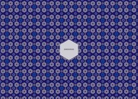 seamless hexagon background design vector