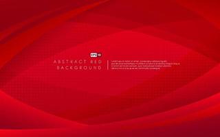 Abstract curve red overlap on background. Modern futuristic template design. Vector illustration