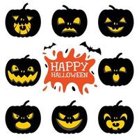 Halloween Concept With Funny Character vector