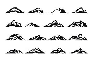 Mountain set logo design