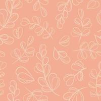 Seamless pattern with sheets vector illustration