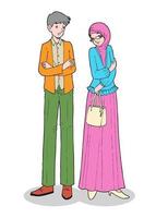 Trendy Asian Muslim Couple