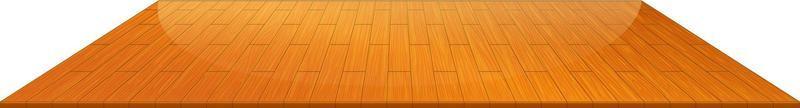 Wooden floor tiles isolated on white background vector