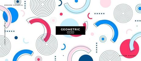 Geometric Shapes Background Design. vector