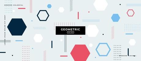 Hexagonal Geometric Shapes in Gray Background. vector