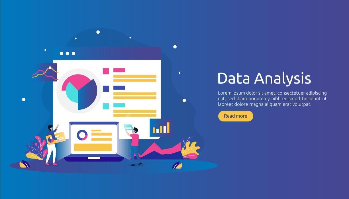 Data Analysis Banner Vector Art, Icons, and Graphics for Free Download