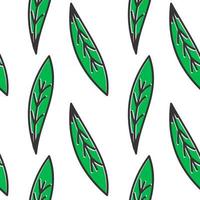 tree leaves floral seamless pattern for background, textile, print vector