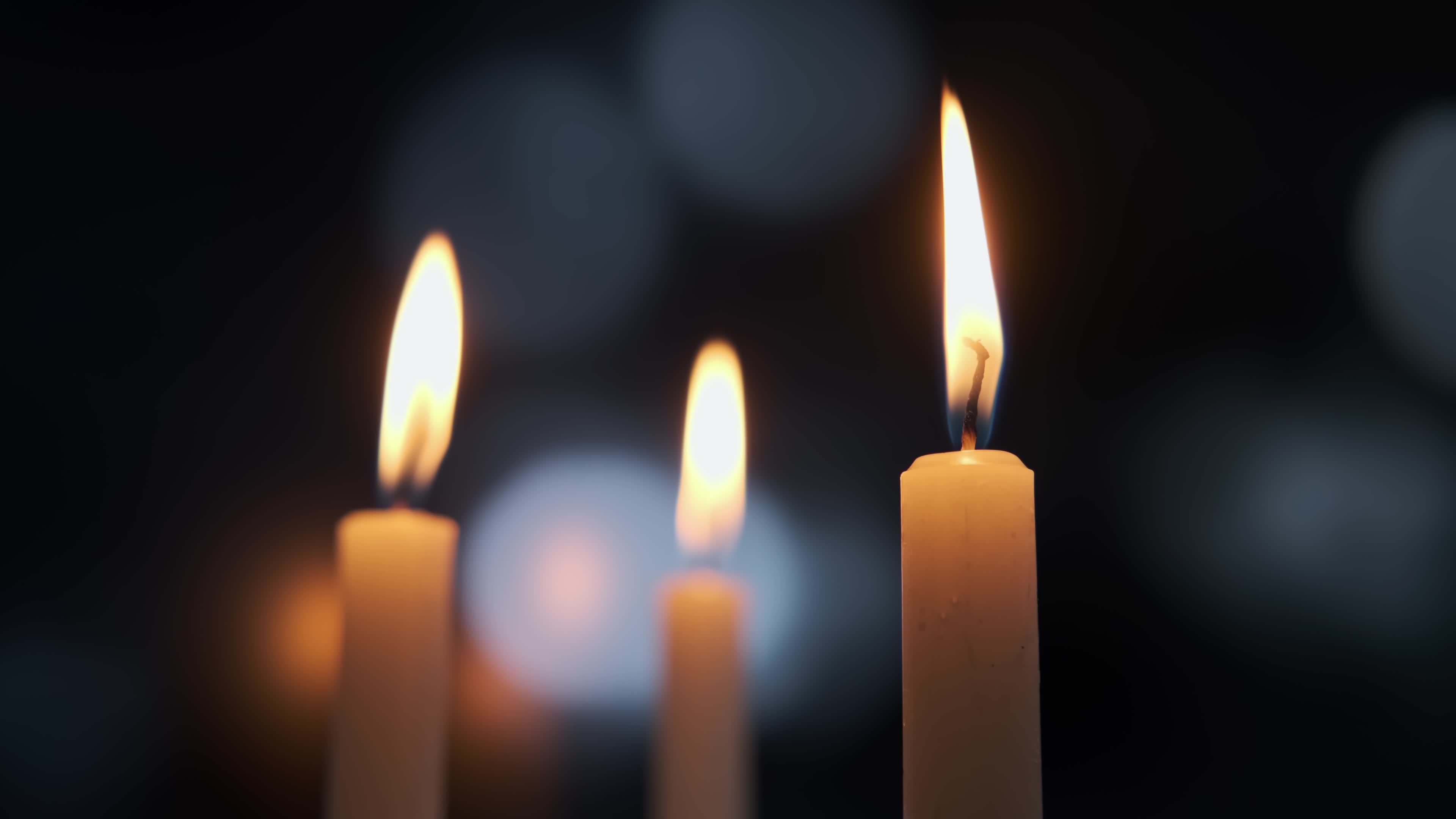 Memorial Candle Stock Video Footage for Free Download
