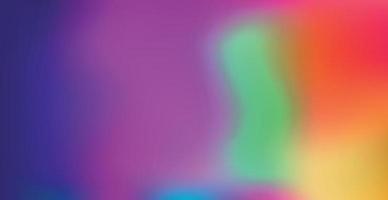 Blurred large panoramic summer background multicolored gradient vector