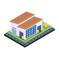 Depot and  Storehouse vector