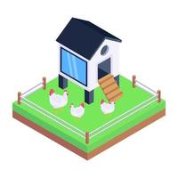 Poultry Animal Farm vector