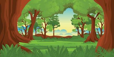 Beautiful Forest Pathway vector