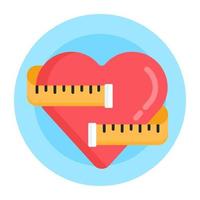 Heart Measure and Fitness vector