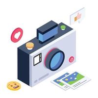 Digital Camera Gadget vector