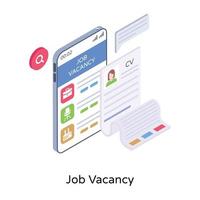 Job Vacancy and Opportunity vector