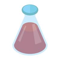 conceptos de matraz erlenmeyer vector