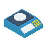 Digital Laboratory Scale vector