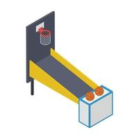 Basketball Arcade Machine vector