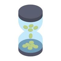 Hourglass Design Concepts vector
