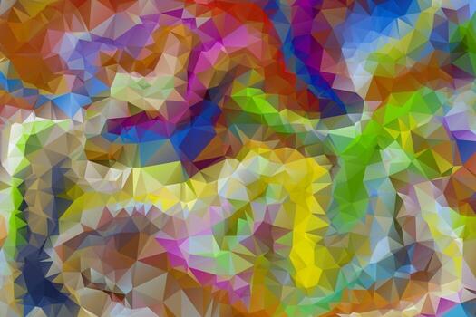 Triangular Polygon Pattern. Low Poly Background vector